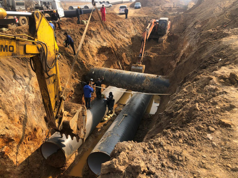 穿越中俄天然氣管線施工順利完成