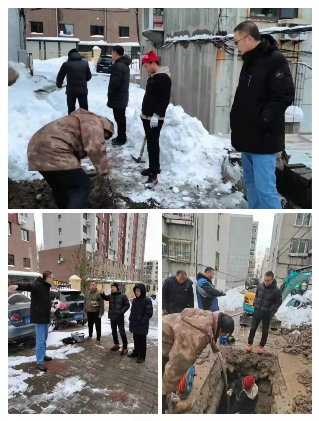 暴雪搶修暖人心 保障供水為人民