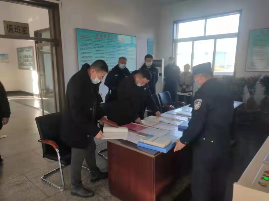 省公安廳內(nèi)保支隊到百股水廠 檢查督導(dǎo)內(nèi)部安全保衛(wèi)工作